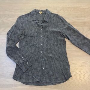 Aritzia 100% silk Babaton button up blouse